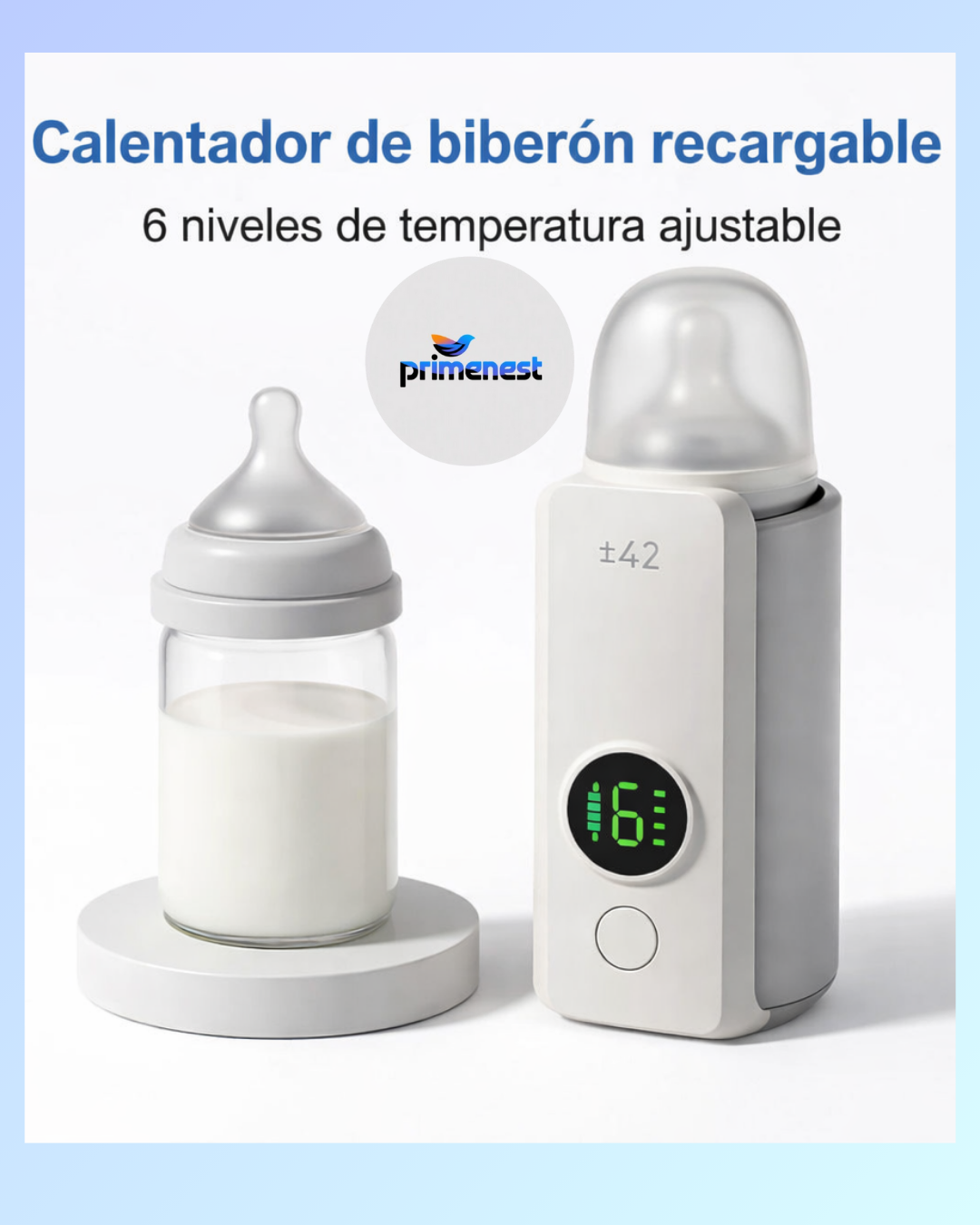 CALENTADOR DE BIBERONES INALÁMBRICO