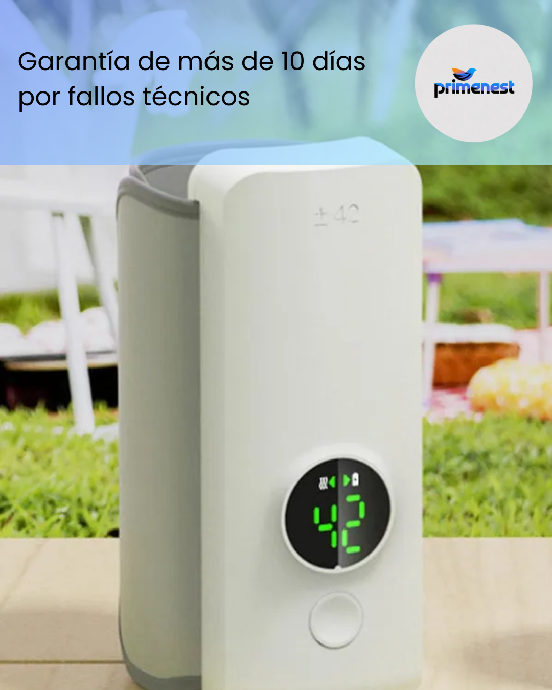 CALENTADOR DE BIBERONES INALÁMBRICO