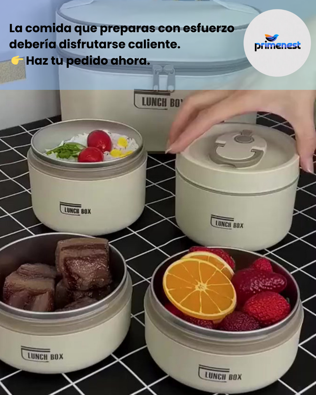 LONCHERA TERMICA 4 NIVELES